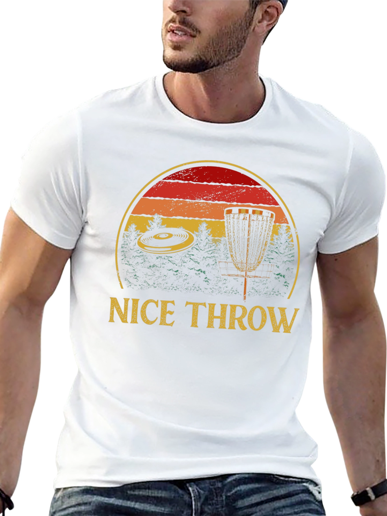 Nice Throw Disc Golf T-Shirt