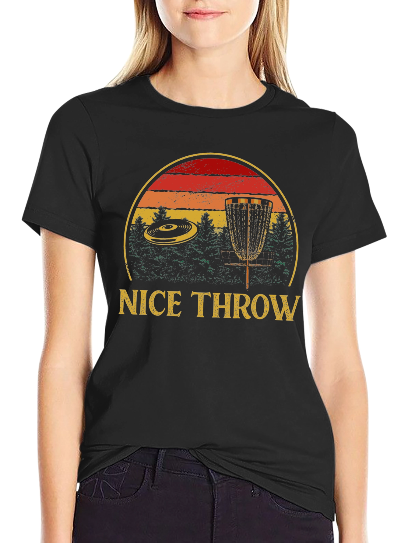 Nice Throw Disc Golf T-Shirt