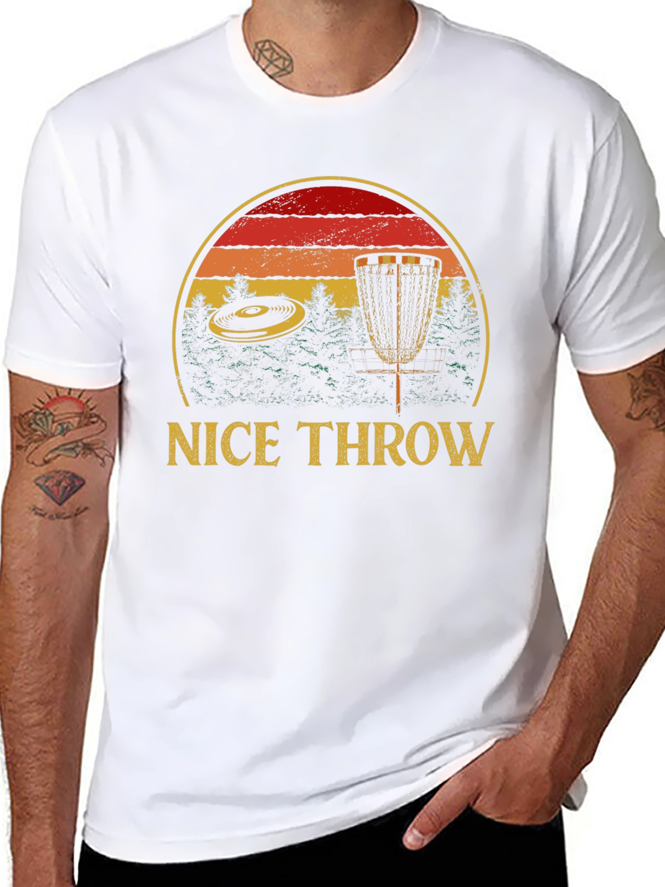 Nice Throw Disc Golf T-Shirt