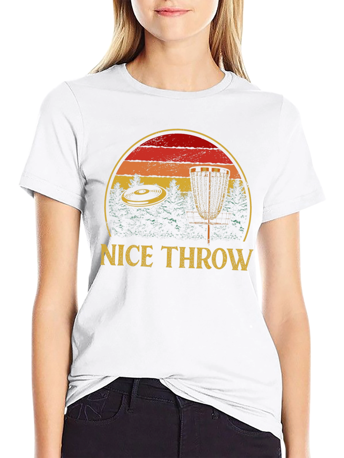 Nice Throw Disc Golf T-Shirt