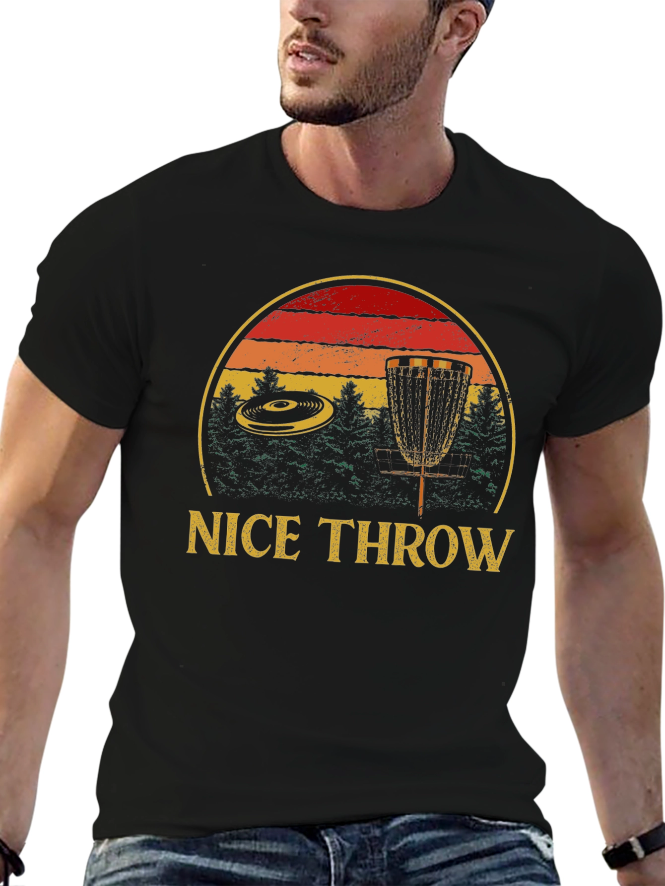Nice Throw Disc Golf T-Shirt
