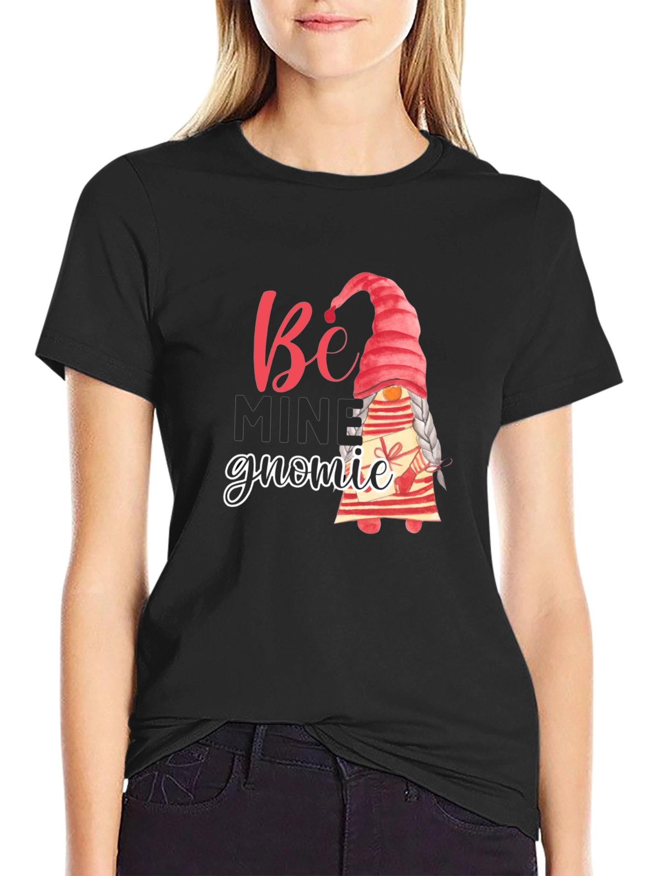 Be Mine Gnomie Valentines Day T-Shirt