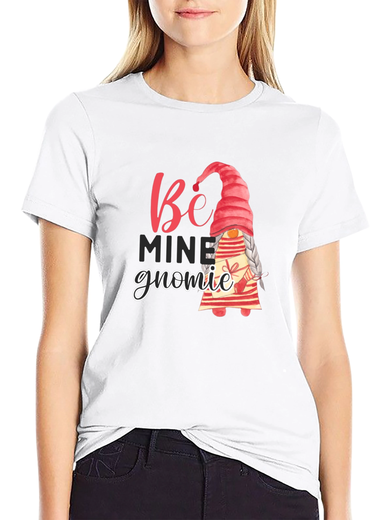 Be Mine Gnomie Valentines Day T-Shirt