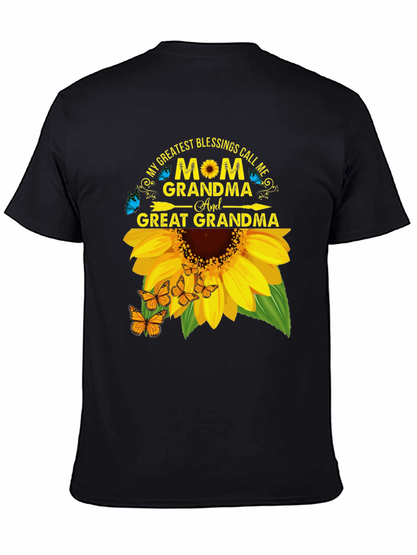 Mom Grandma Great Grandma Sunflower T-Shirt