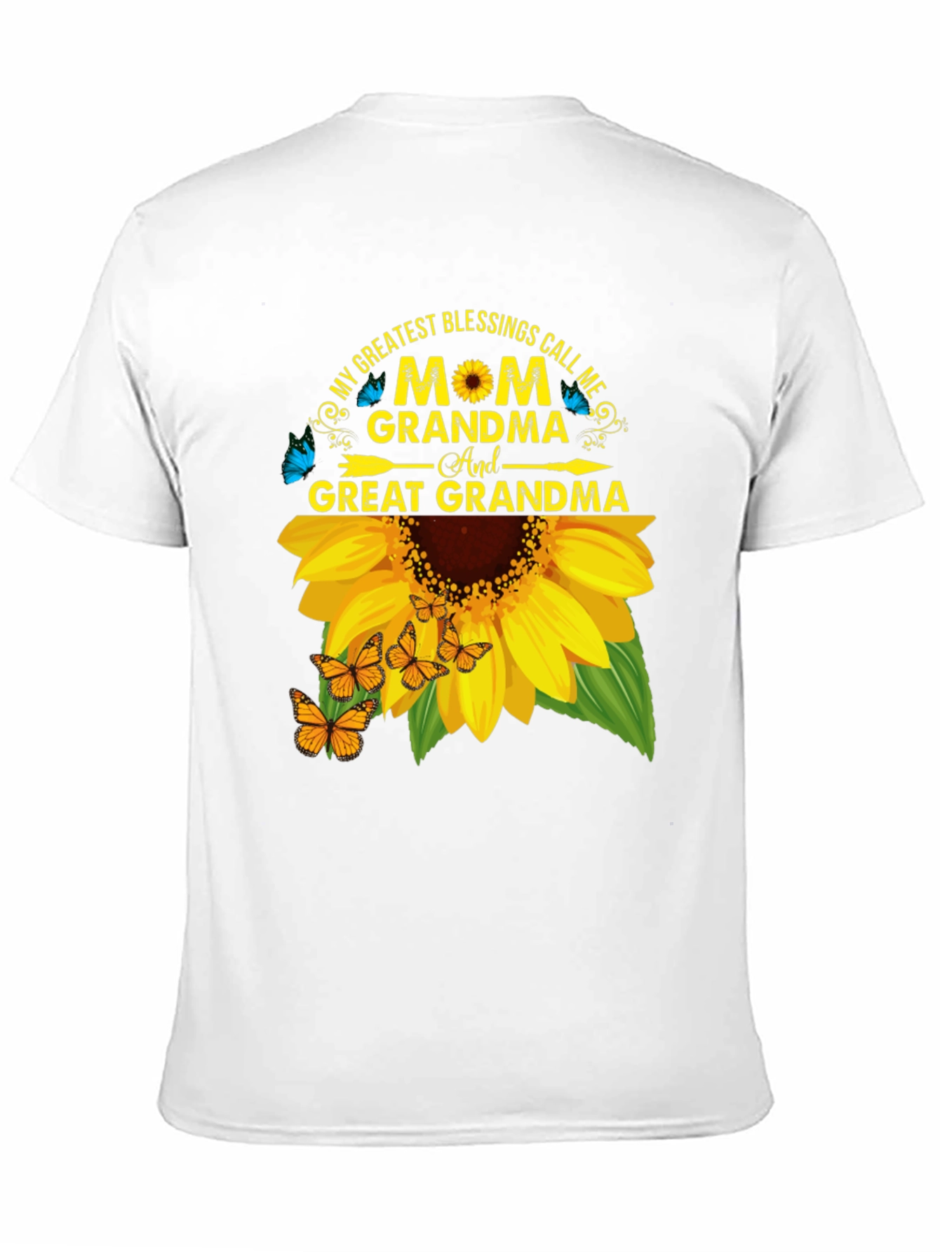 Mom Grandma Great Grandma Sunflower T-Shirt