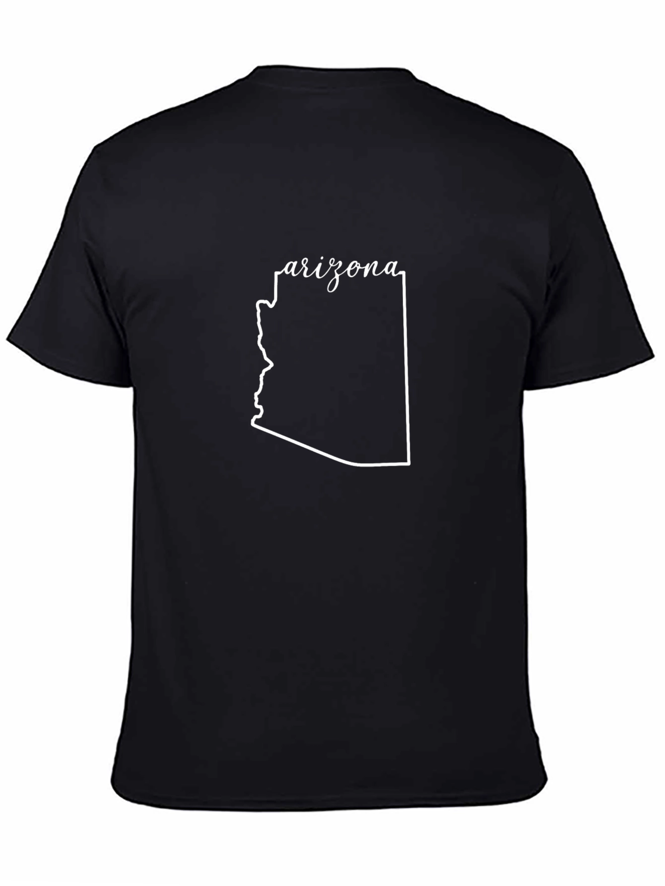 Arizona State Outline T-Shirt - Black