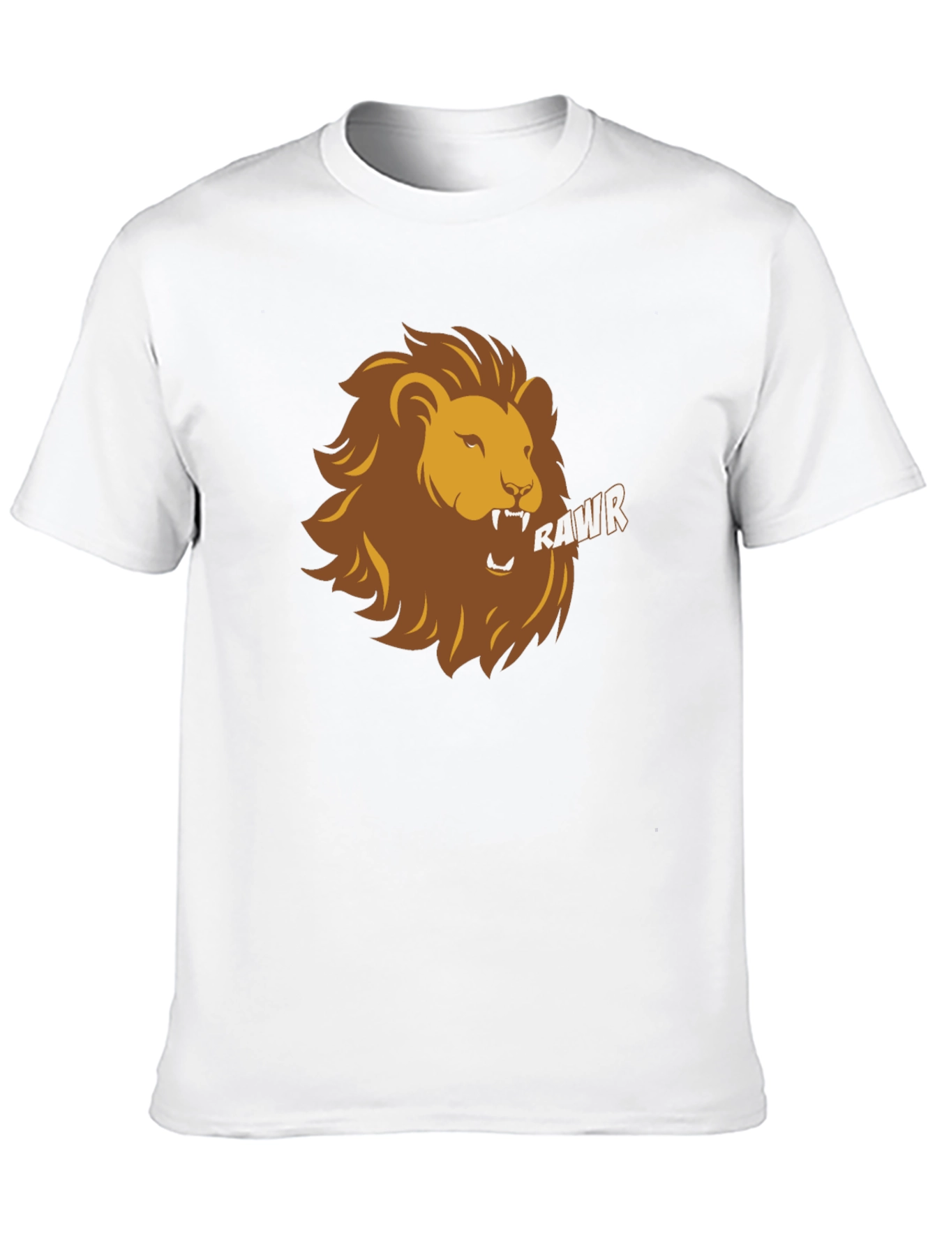Roaring Lion Graphic Tee - Black Casual T-Shirt
