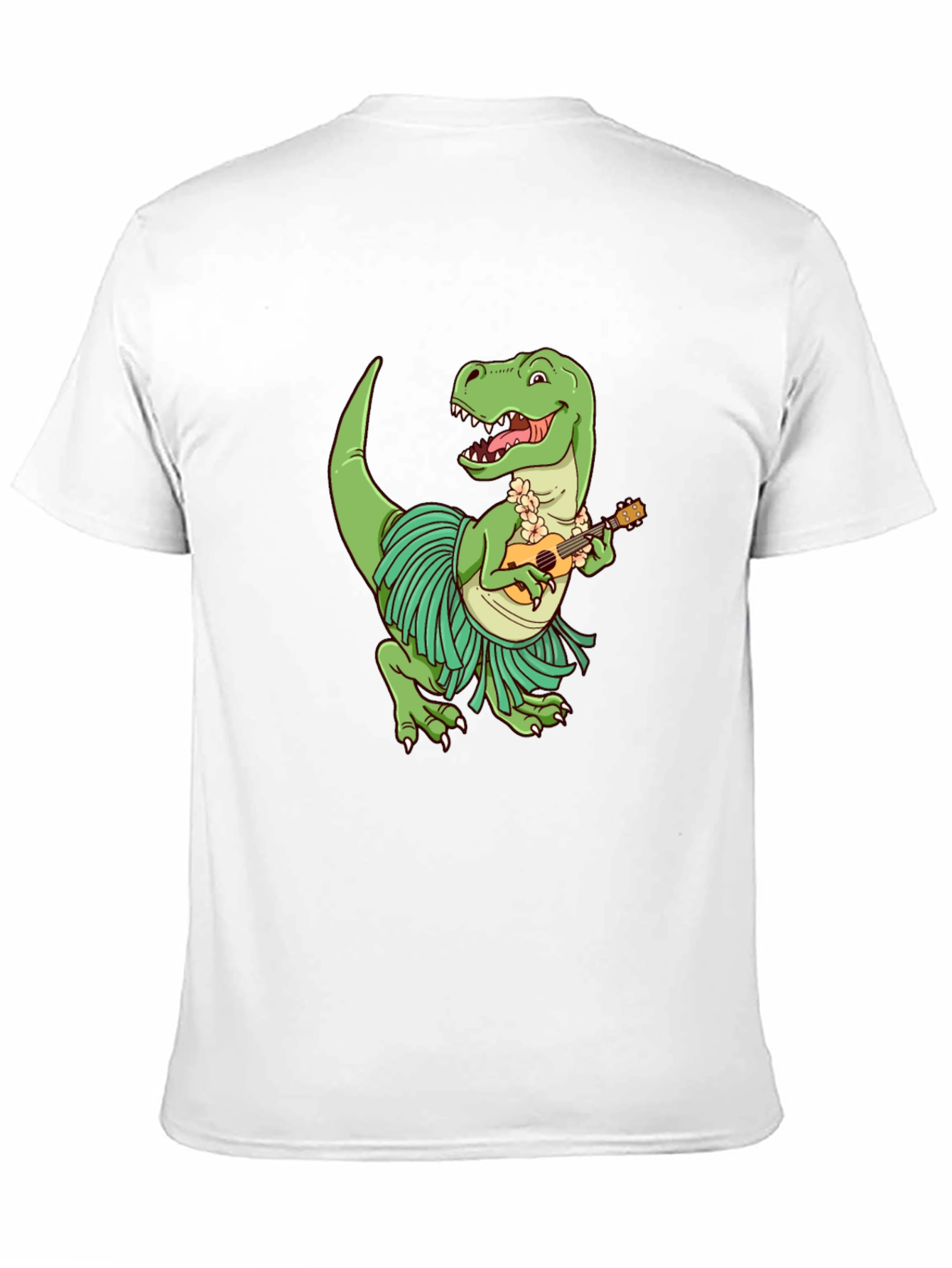 Dino Ukulele Black T-Shirt
