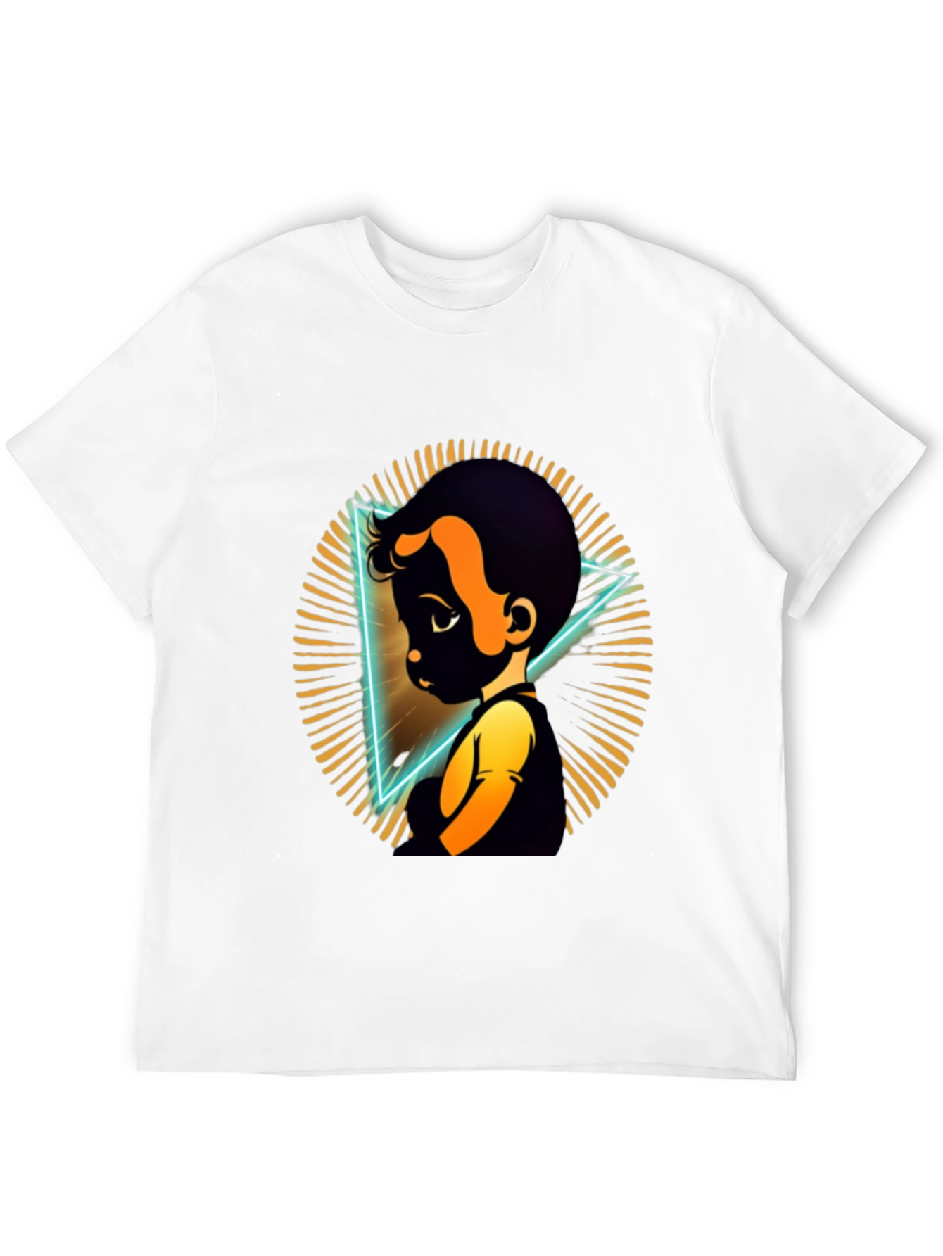 Cartoon Boy Graphic Tee - Soft Cotton Comfort