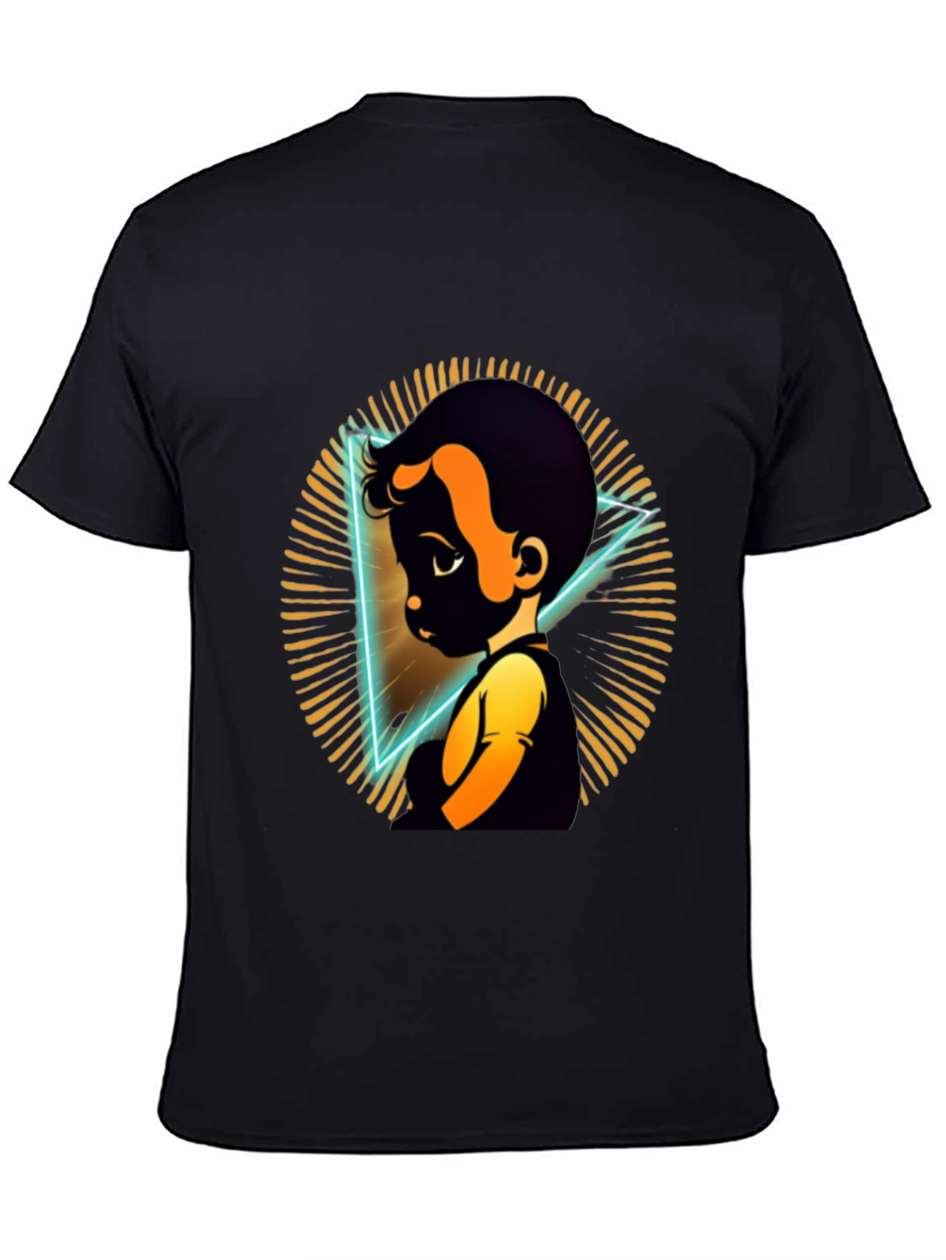 Cartoon Boy Graphic Tee - Soft Cotton Comfort