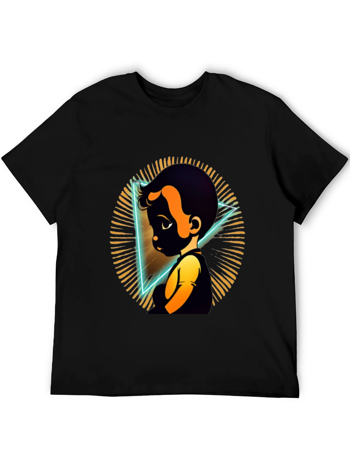 Cartoon Boy Graphic Tee - Soft Cotton Comfort