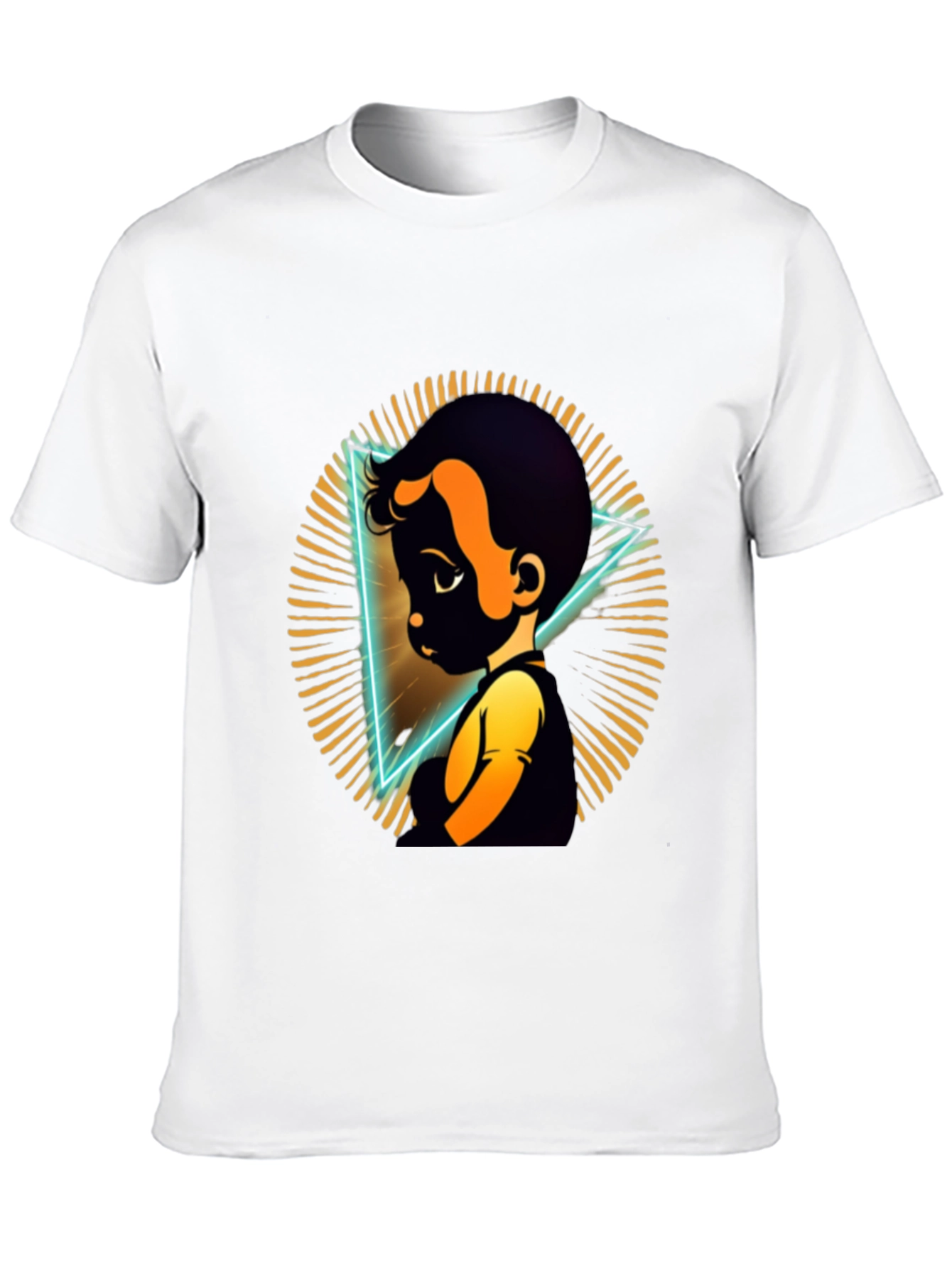 Cartoon Boy Graphic Tee - Soft Cotton Comfort
