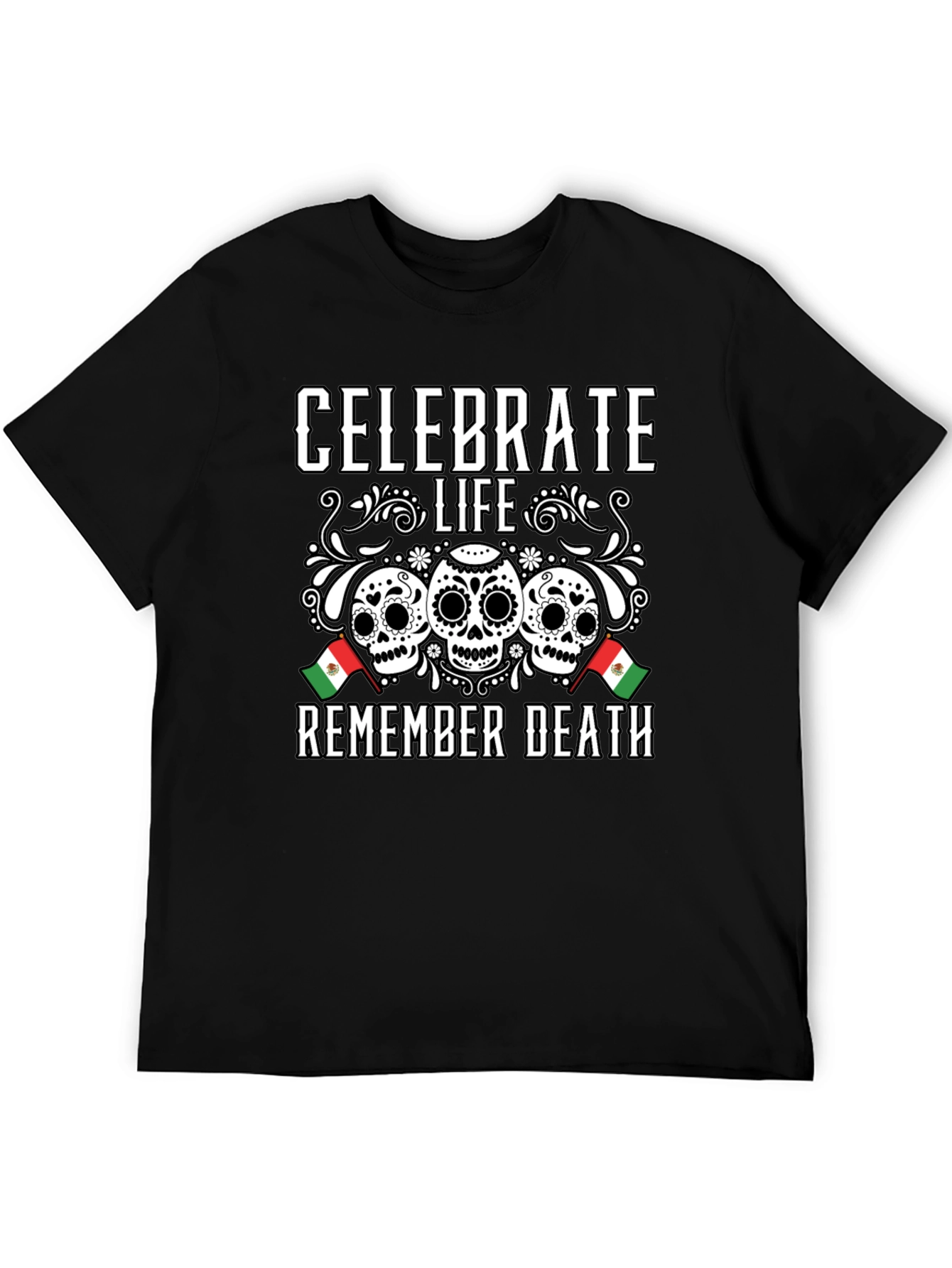 Celebrate Life Remember Death Graphic Tee