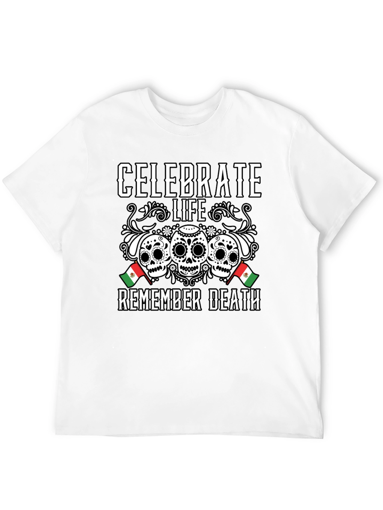 Celebrate Life Remember Death Graphic Tee