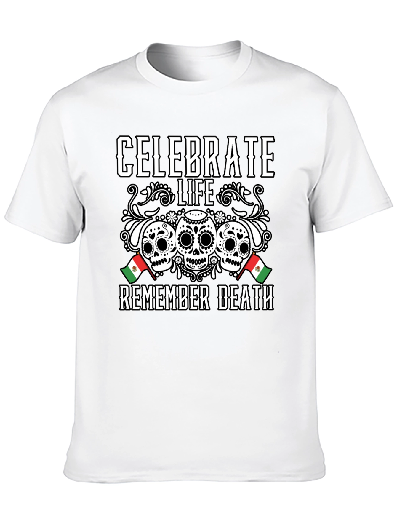 Celebrate Life Remember Death Graphic Tee