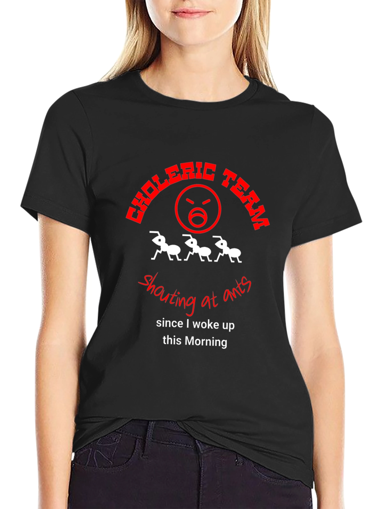 Choleric Team Shouting at Ants Graphic Tee