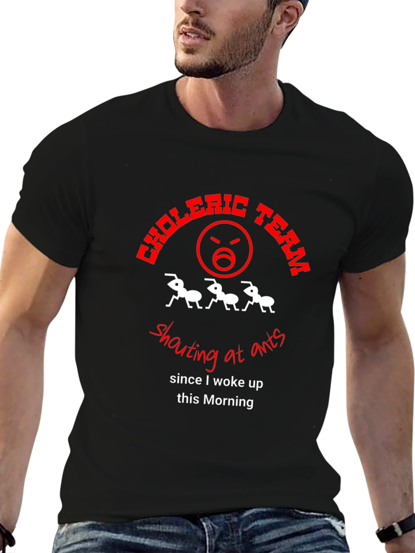 Choleric Team Shouting at Ants Graphic Tee