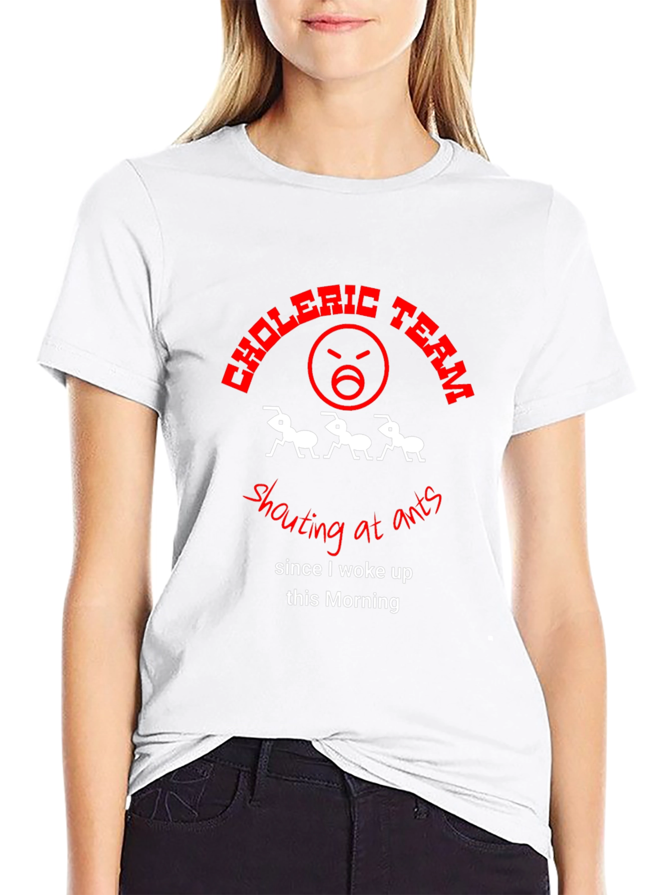 Choleric Team Shouting at Ants Graphic Tee