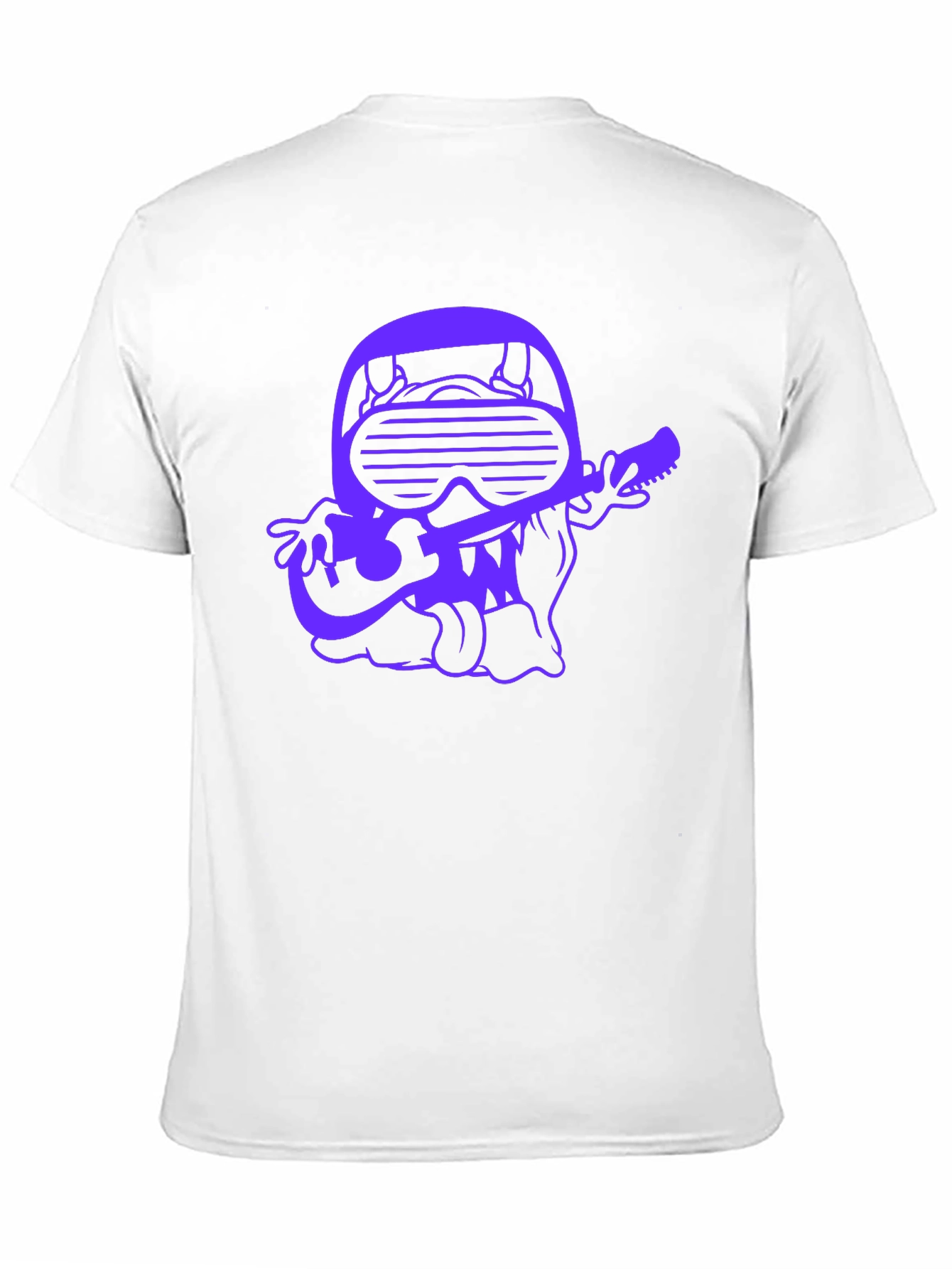 Cool Guitarist Graphic Tee - Black