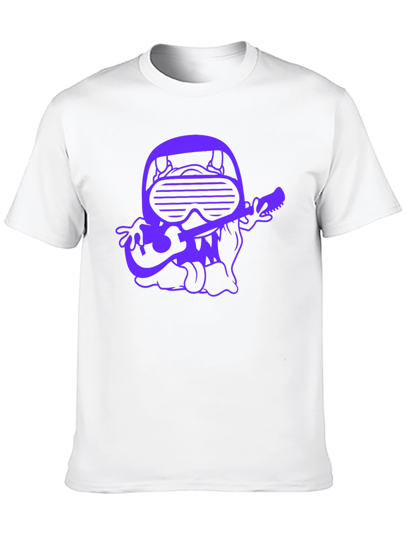 Cool Guitarist Graphic Tee - Black
