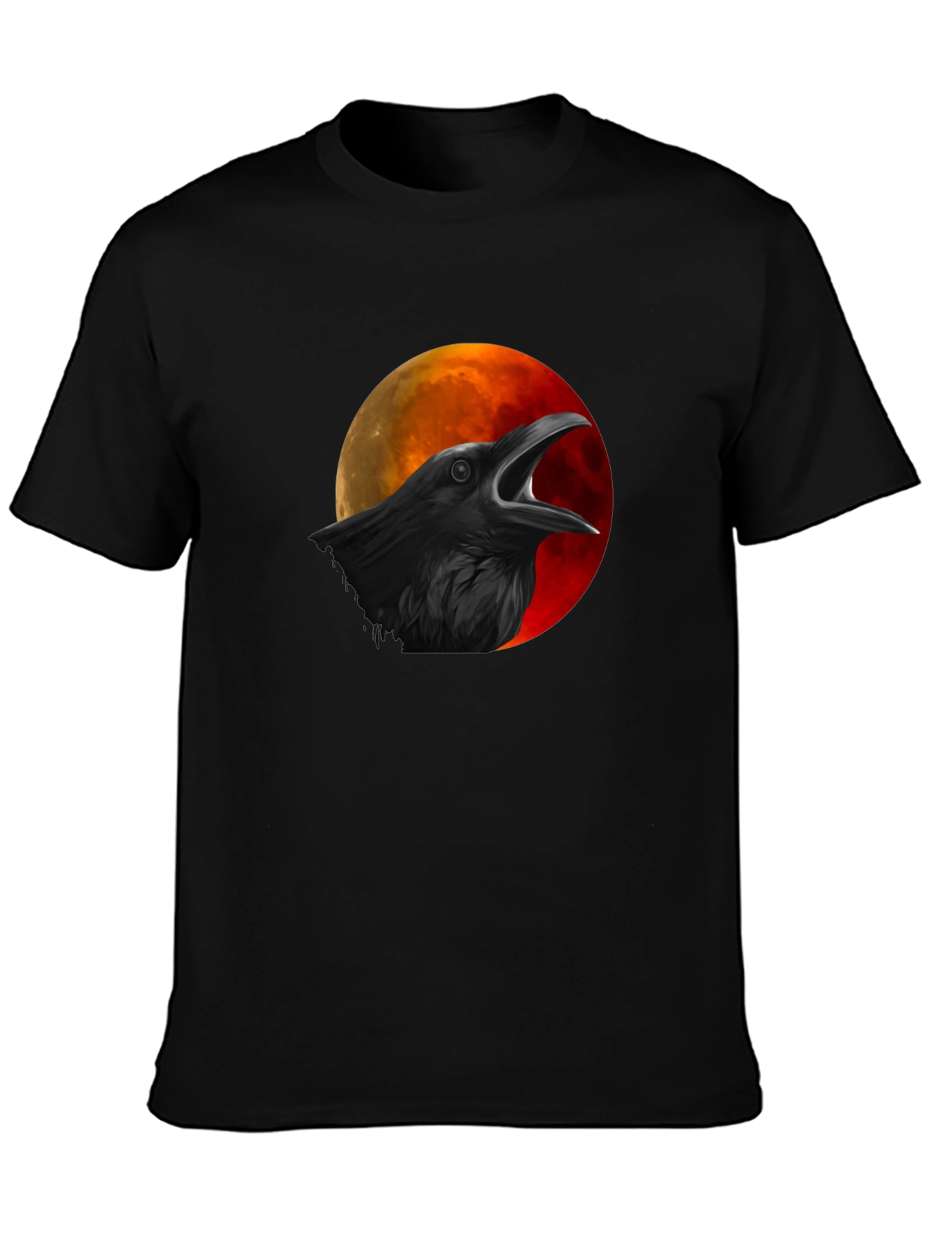 Raven Moon Graphic T-Shirt