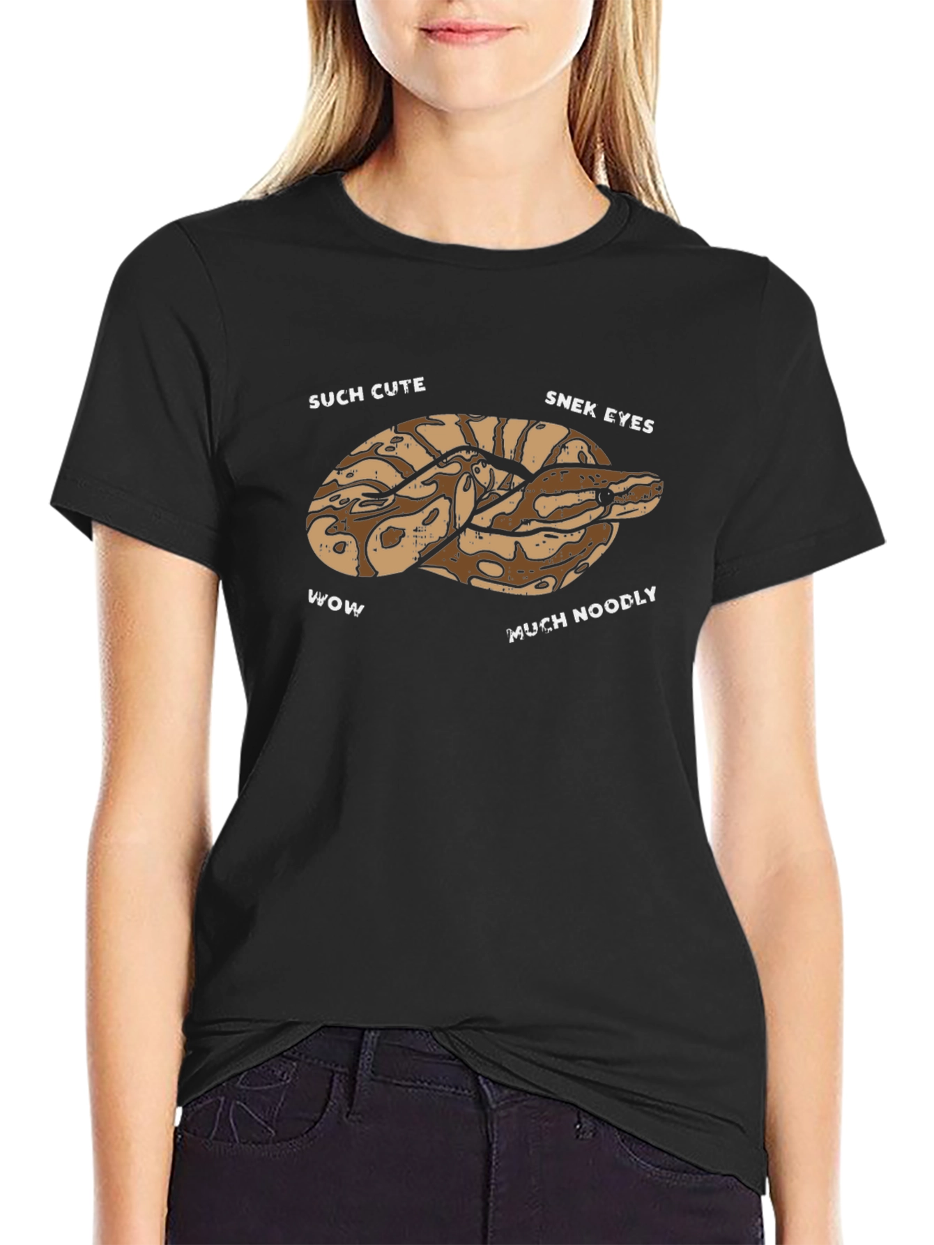 Cute Snake T-Shirt - Funny Snek Noodle Design