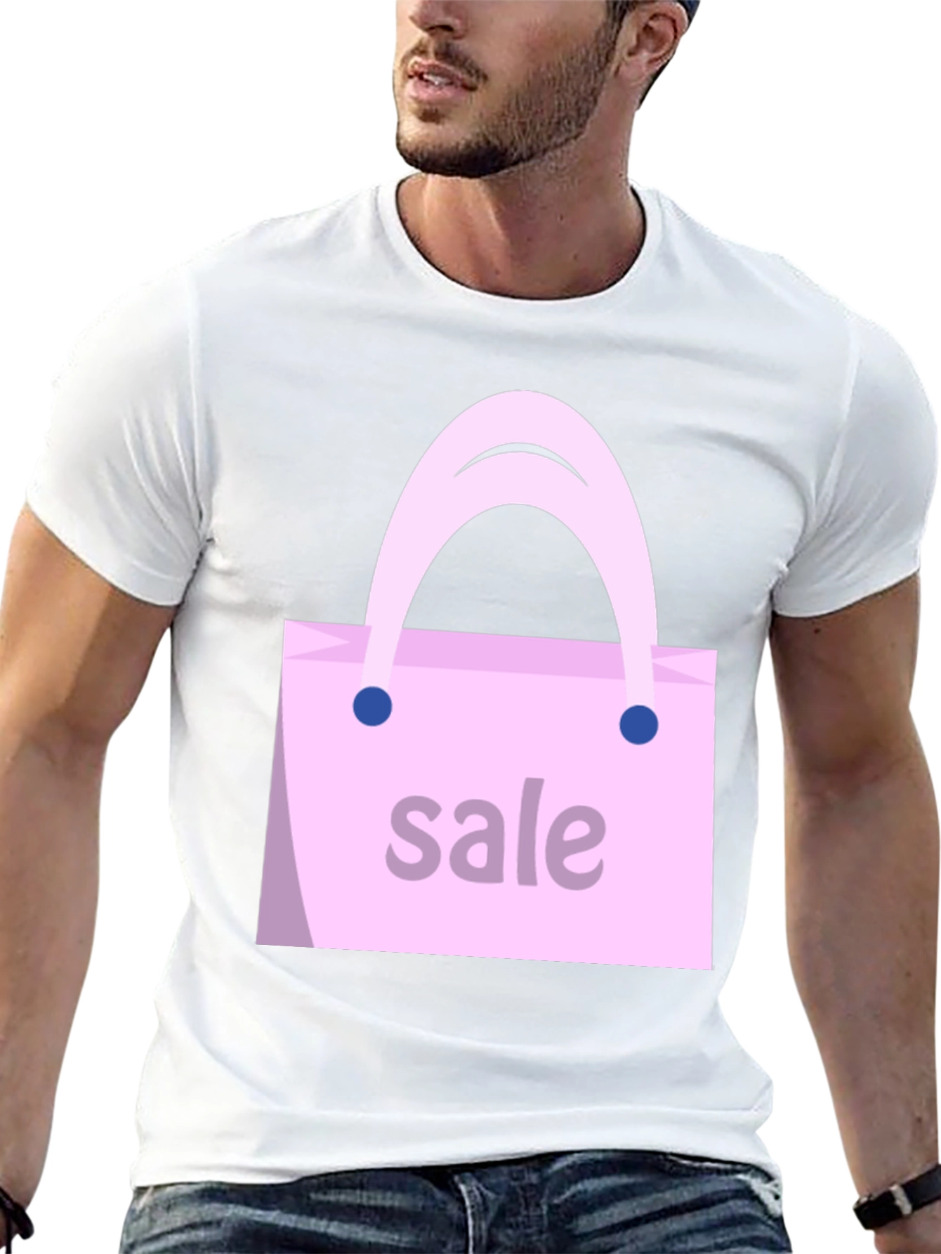 Sale Shopping Bag Graphic Tee - Unisex
