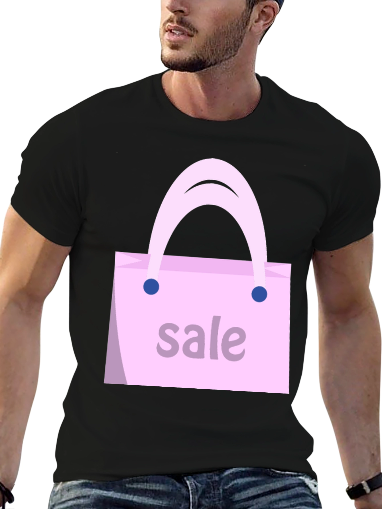Sale Shopping Bag Graphic Tee - Unisex