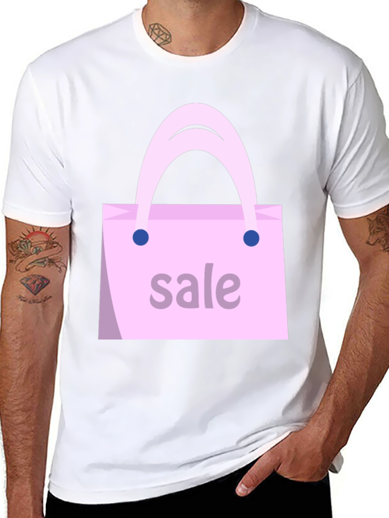 Sale Shopping Bag Graphic Tee - Unisex