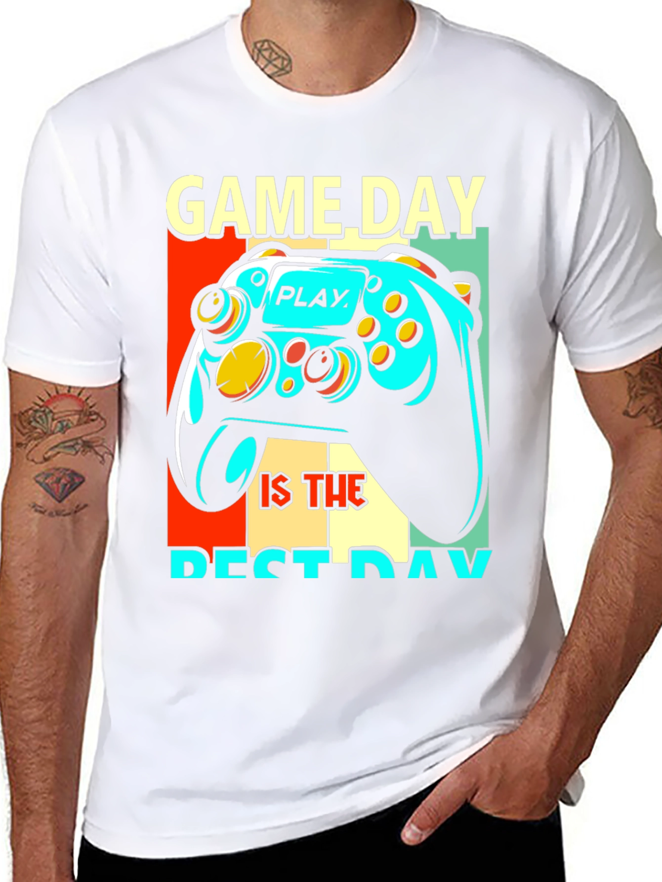 Game Day Controller Graphic T-Shirt