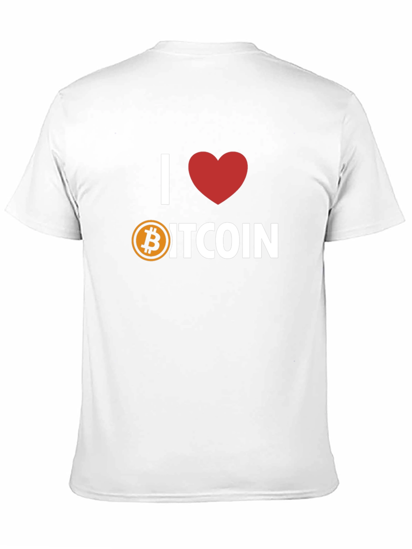 I Heart Bitcoin T-Shirt - Crypto Lover Tee