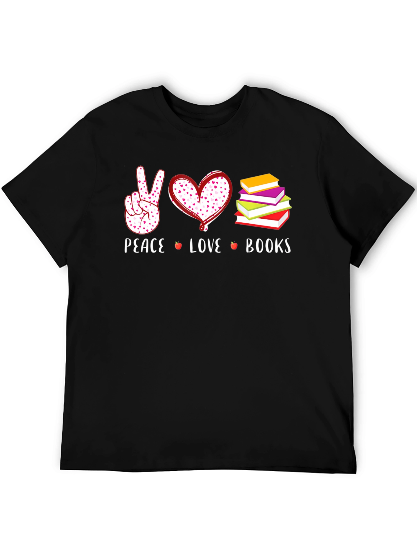 Peace Love Books Graphic Tee