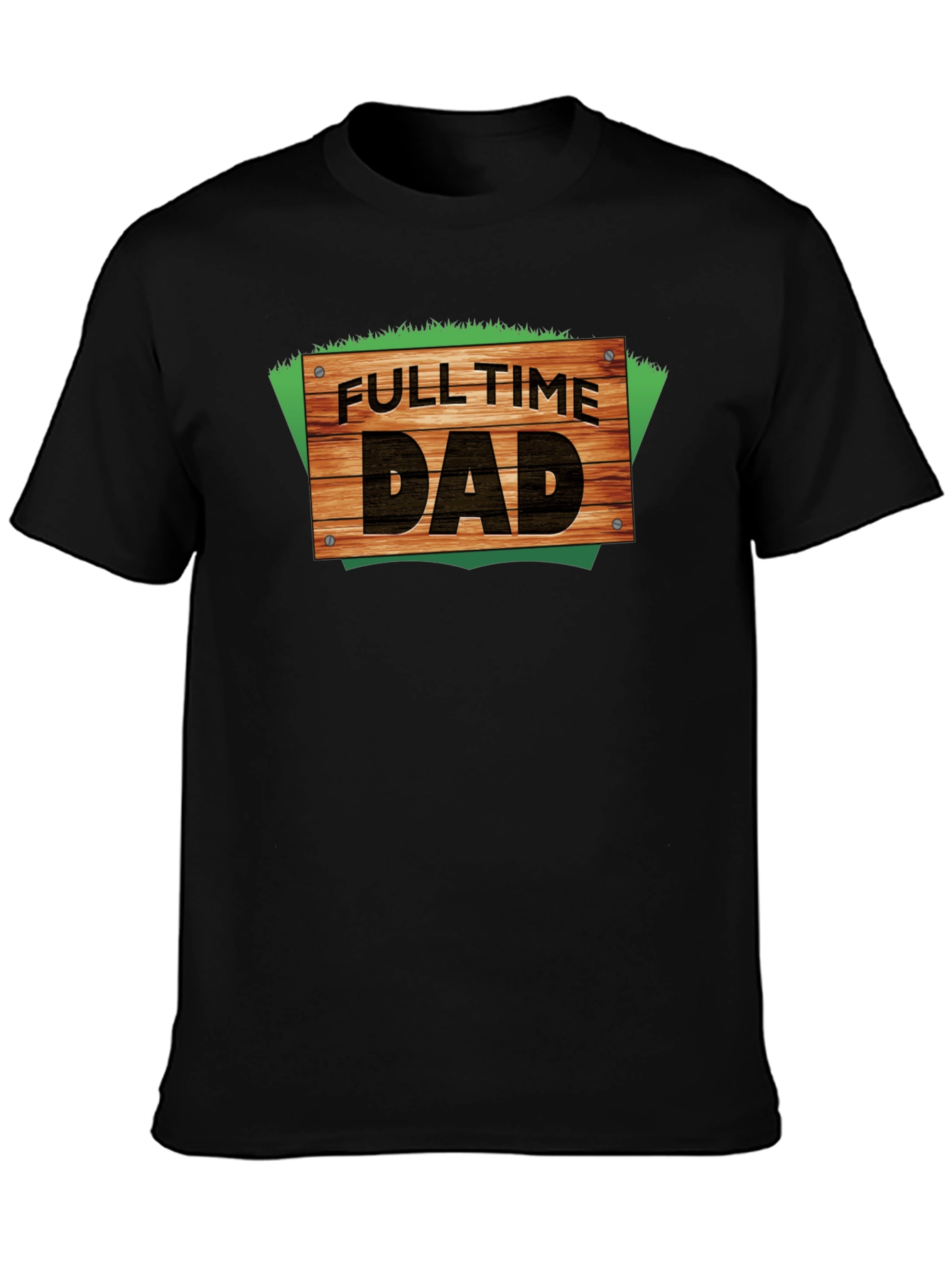Full Time Dad Graphic Tee - Black
