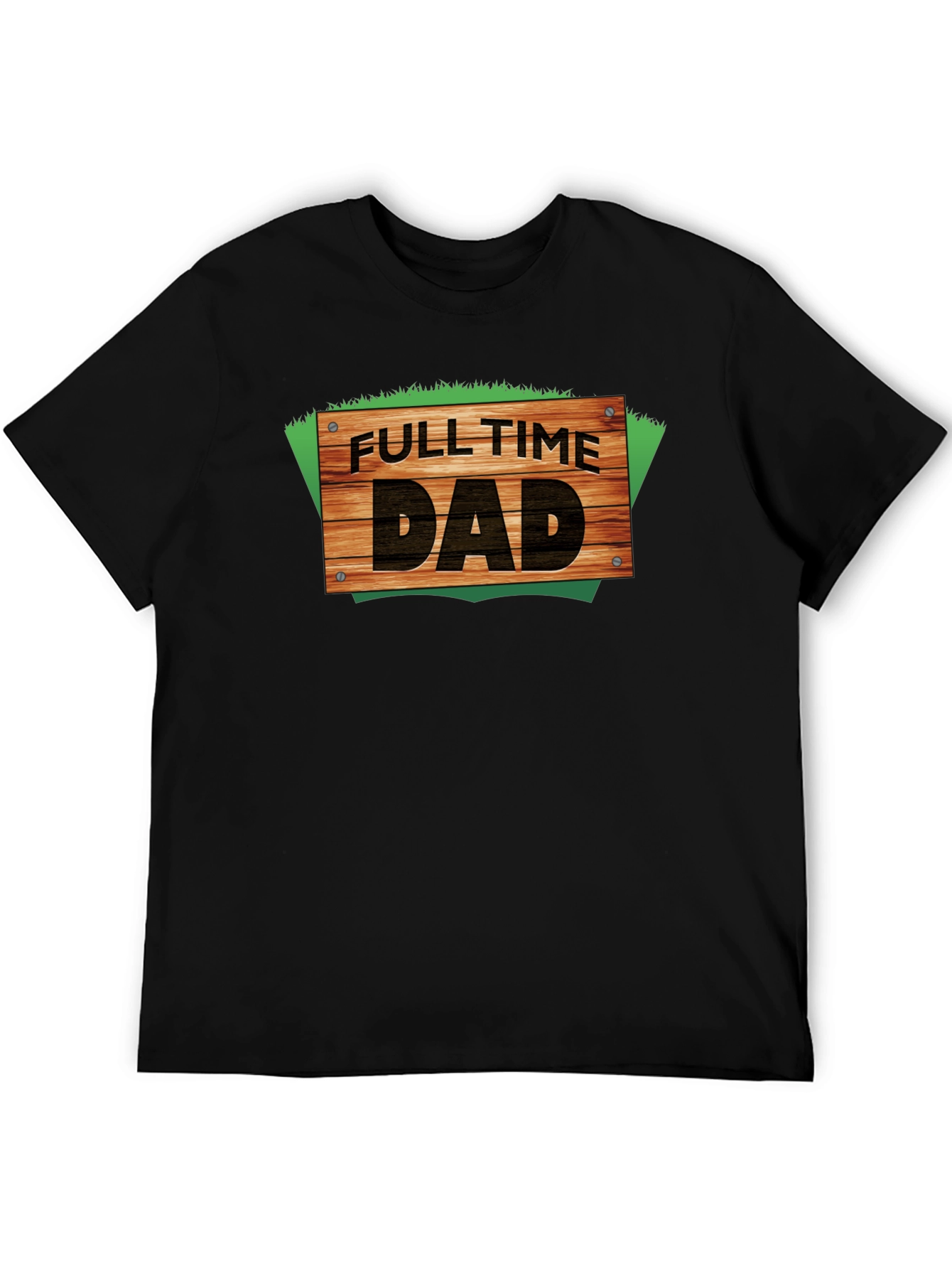 Full Time Dad Graphic Tee - Black