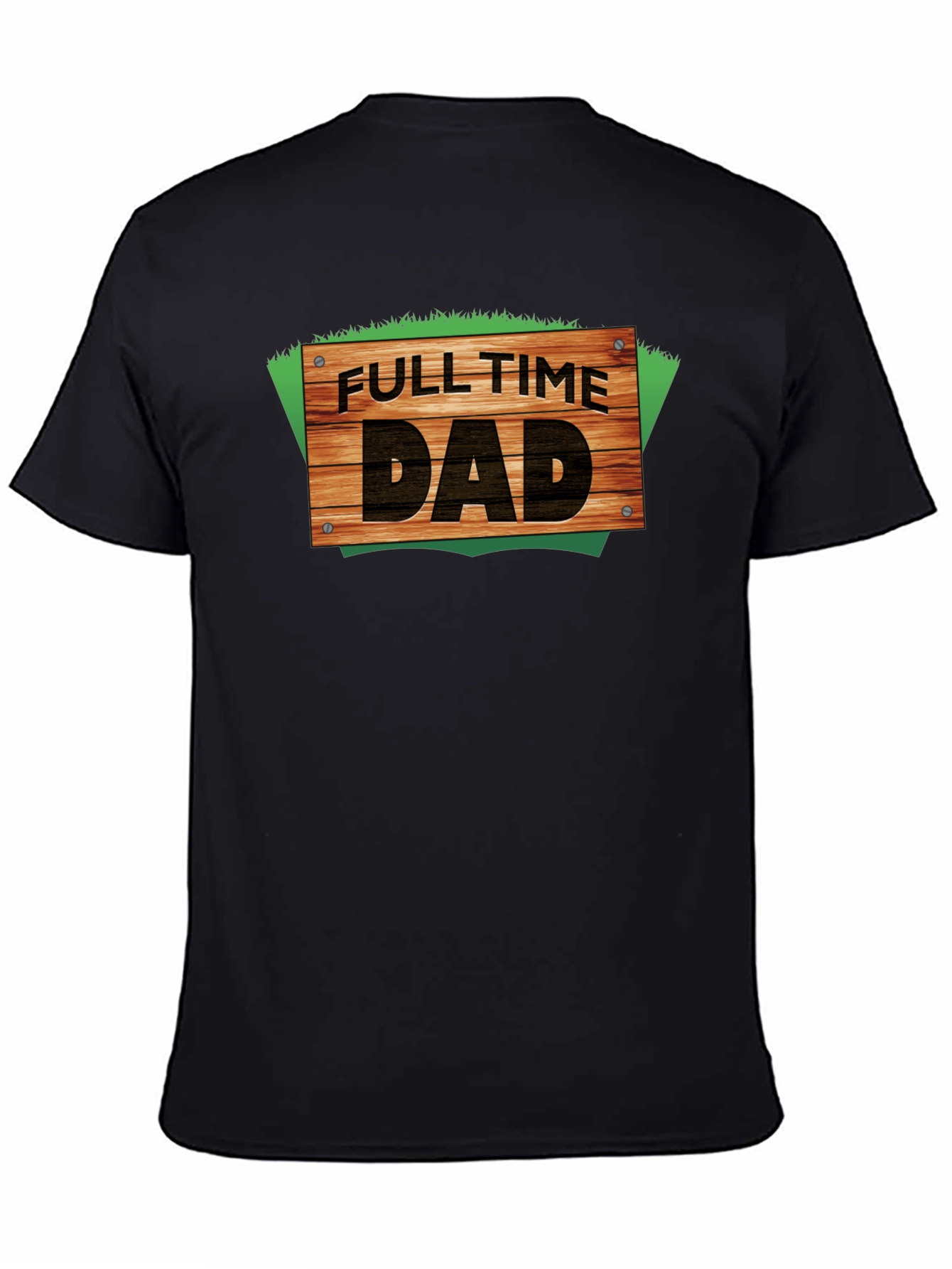 Full Time Dad Graphic Tee - Black