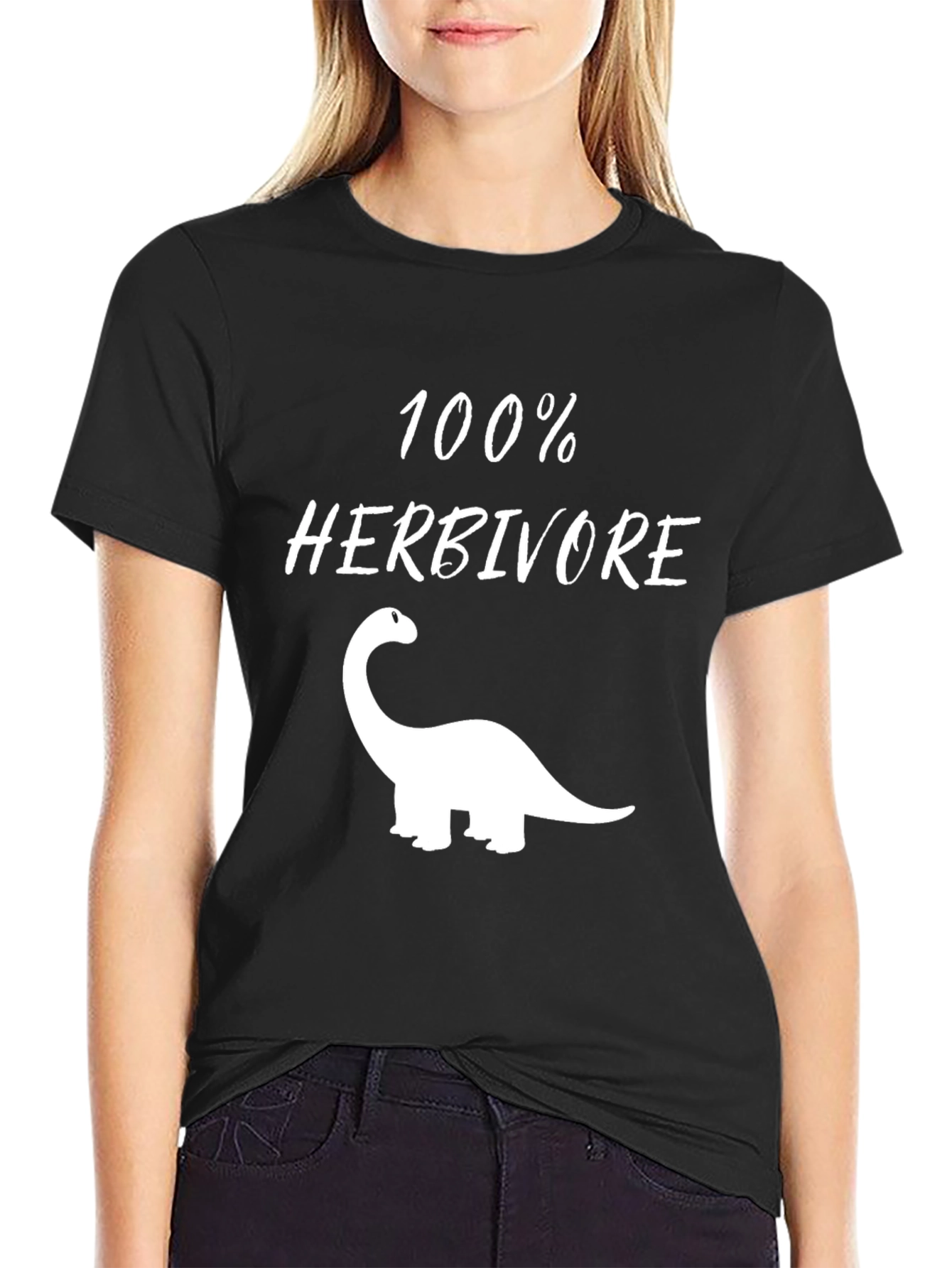 100% Herbivore Dinosaur Graphic Tee
