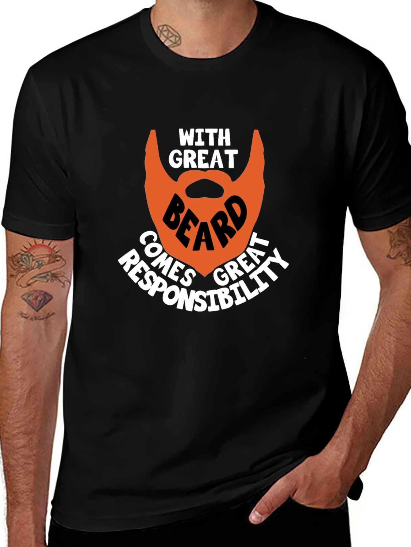 Beard Responsibility Graphic Tee