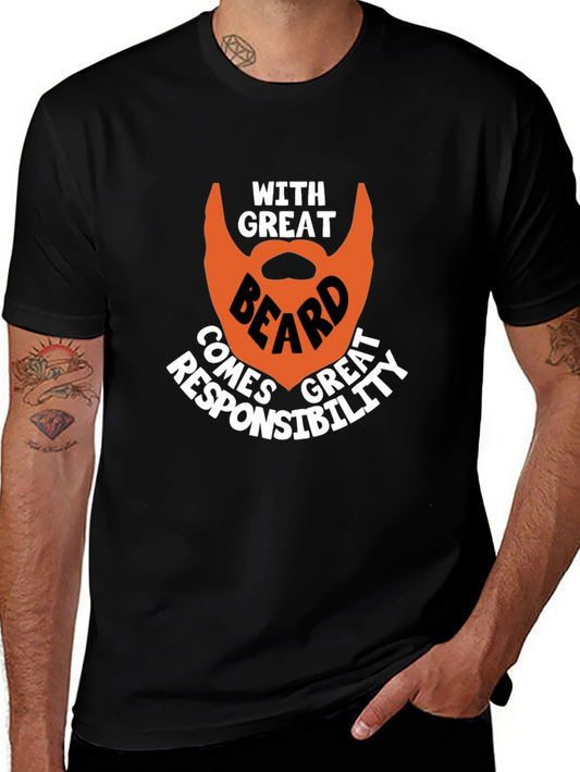 Beard Responsibility Graphic Tee