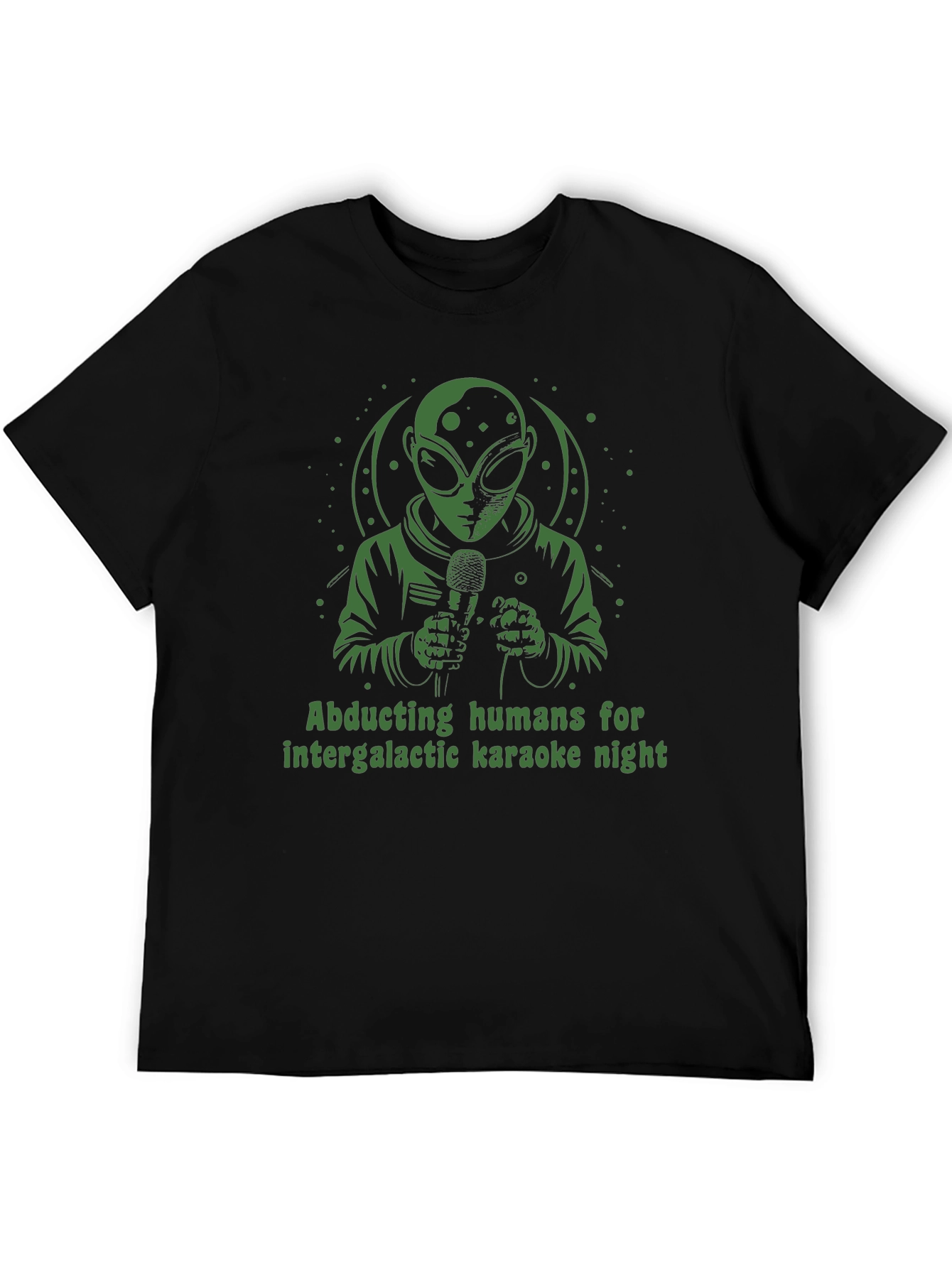 Intergalactic Karaoke T-Shirt: Alien Abduction Humor
