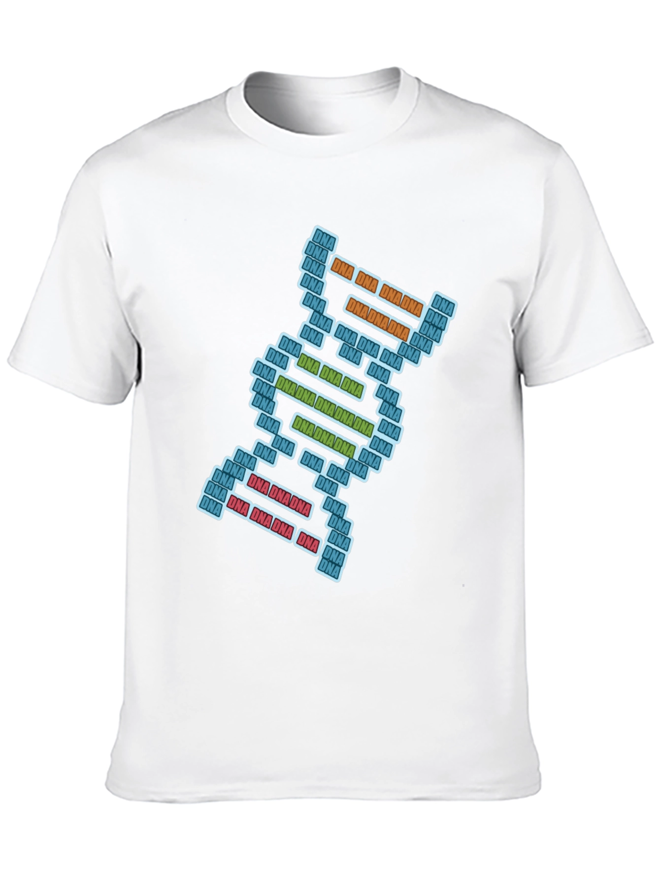 DNA Pixel Art Graphic Tee - Science T-Shirt