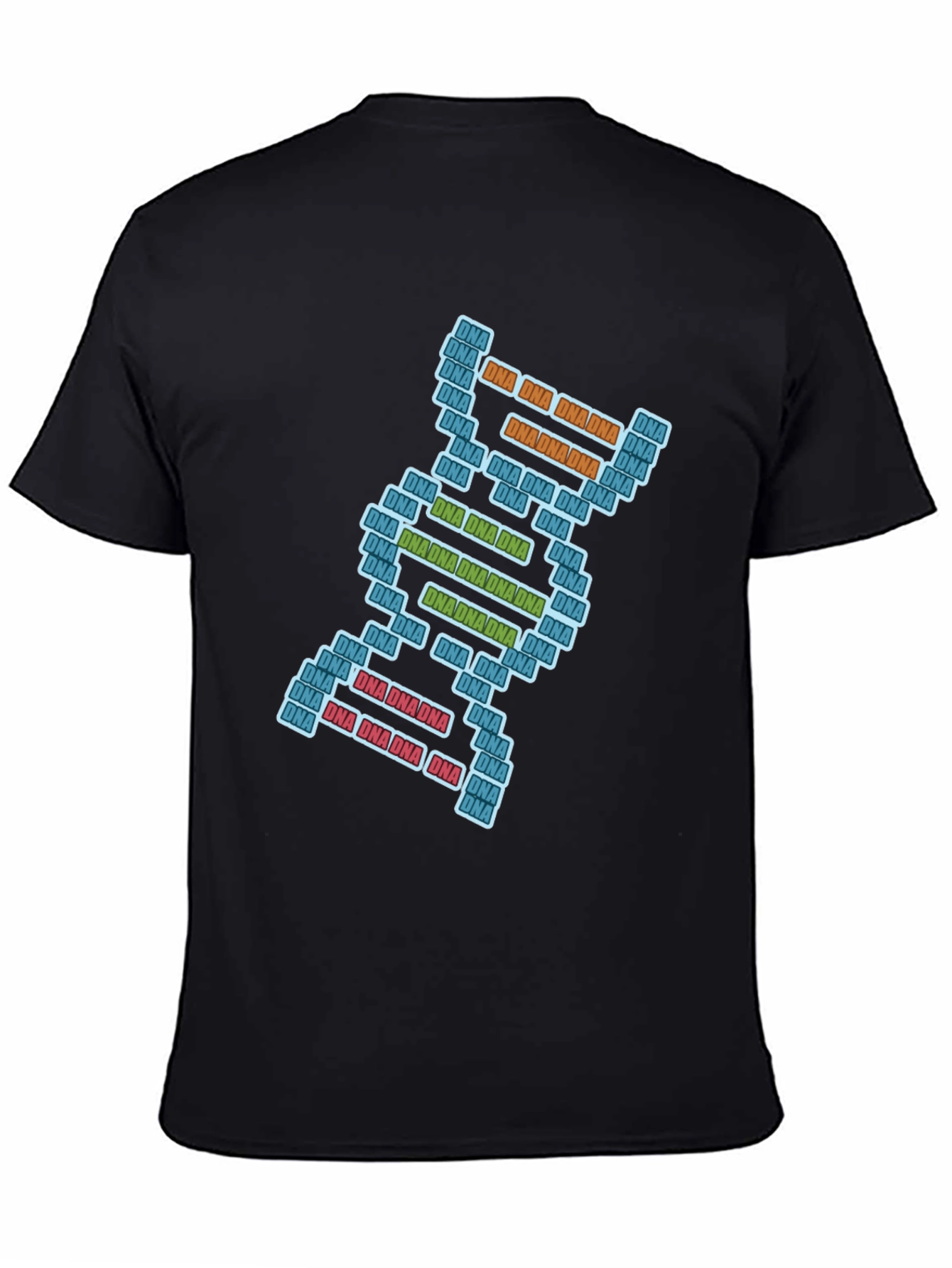 DNA Pixel Art Graphic Tee - Science T-Shirt