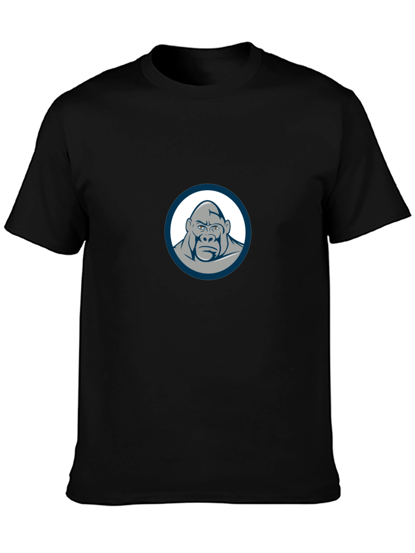 Cool Gorilla Graphic Tee - Black Cotton T-Shirt