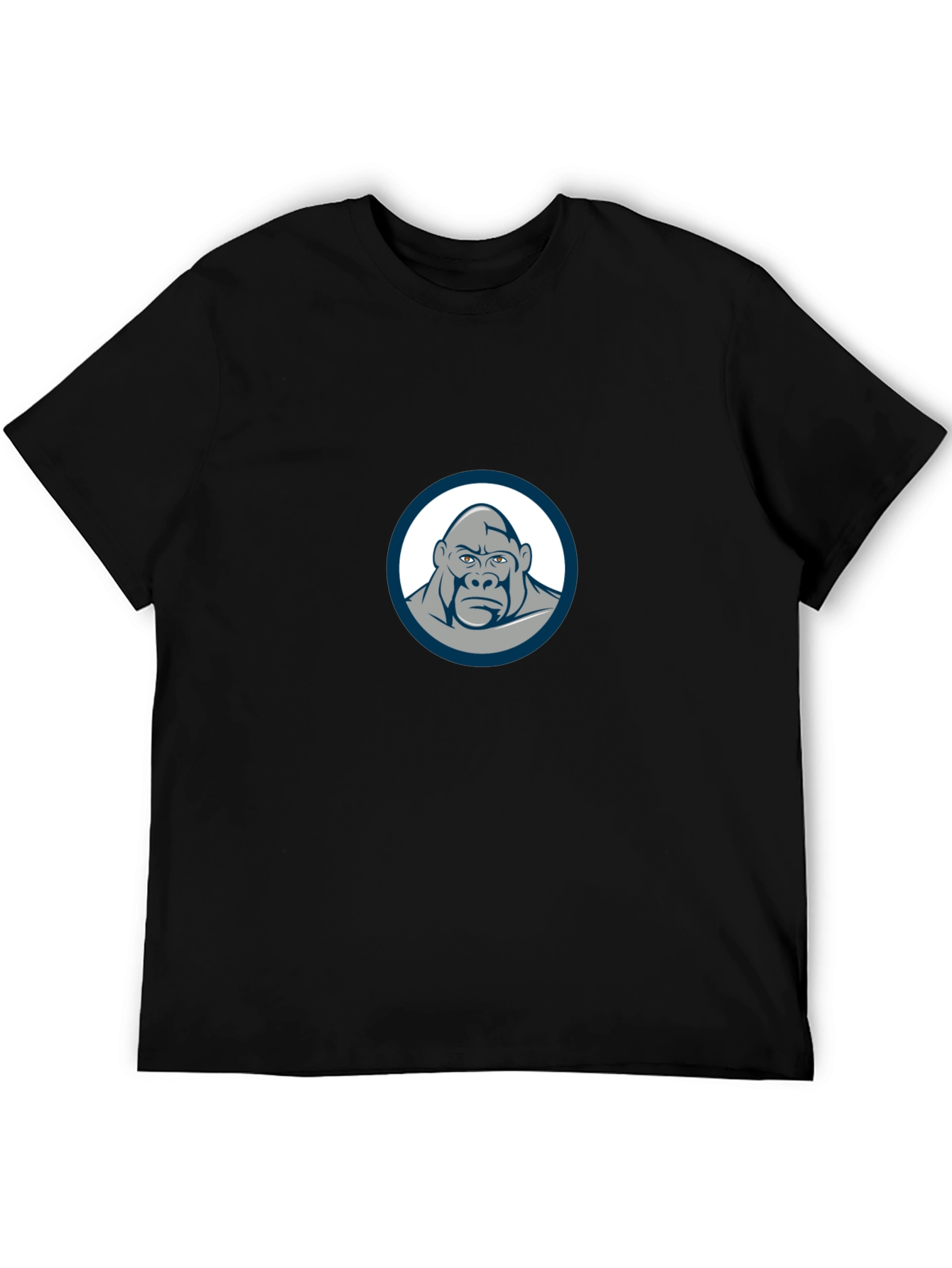 Cool Gorilla Graphic Tee - Black Cotton T-Shirt