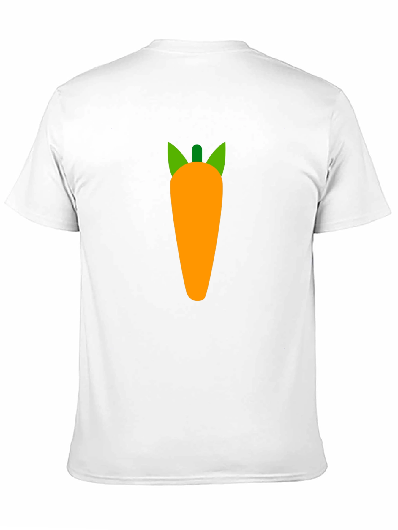 Carrot Graphic Tee - Black Cotton Casual Shirt
