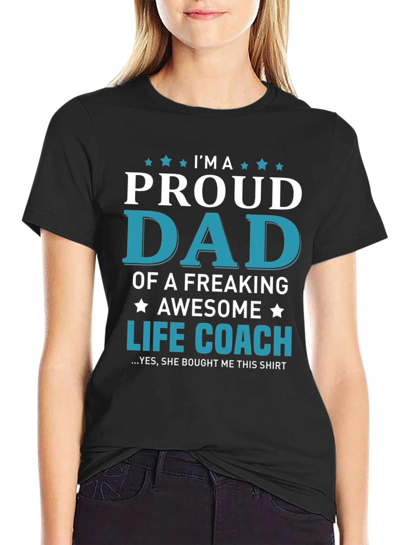 Proud Life Coach Dad T-Shirt