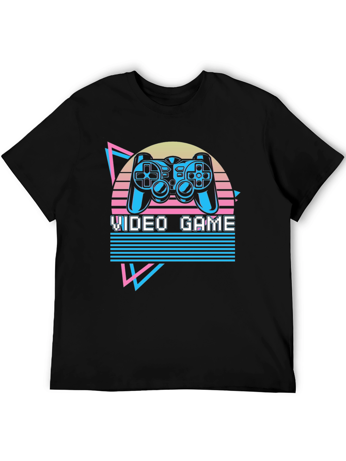 Retro Video Game T-Shirt - Black