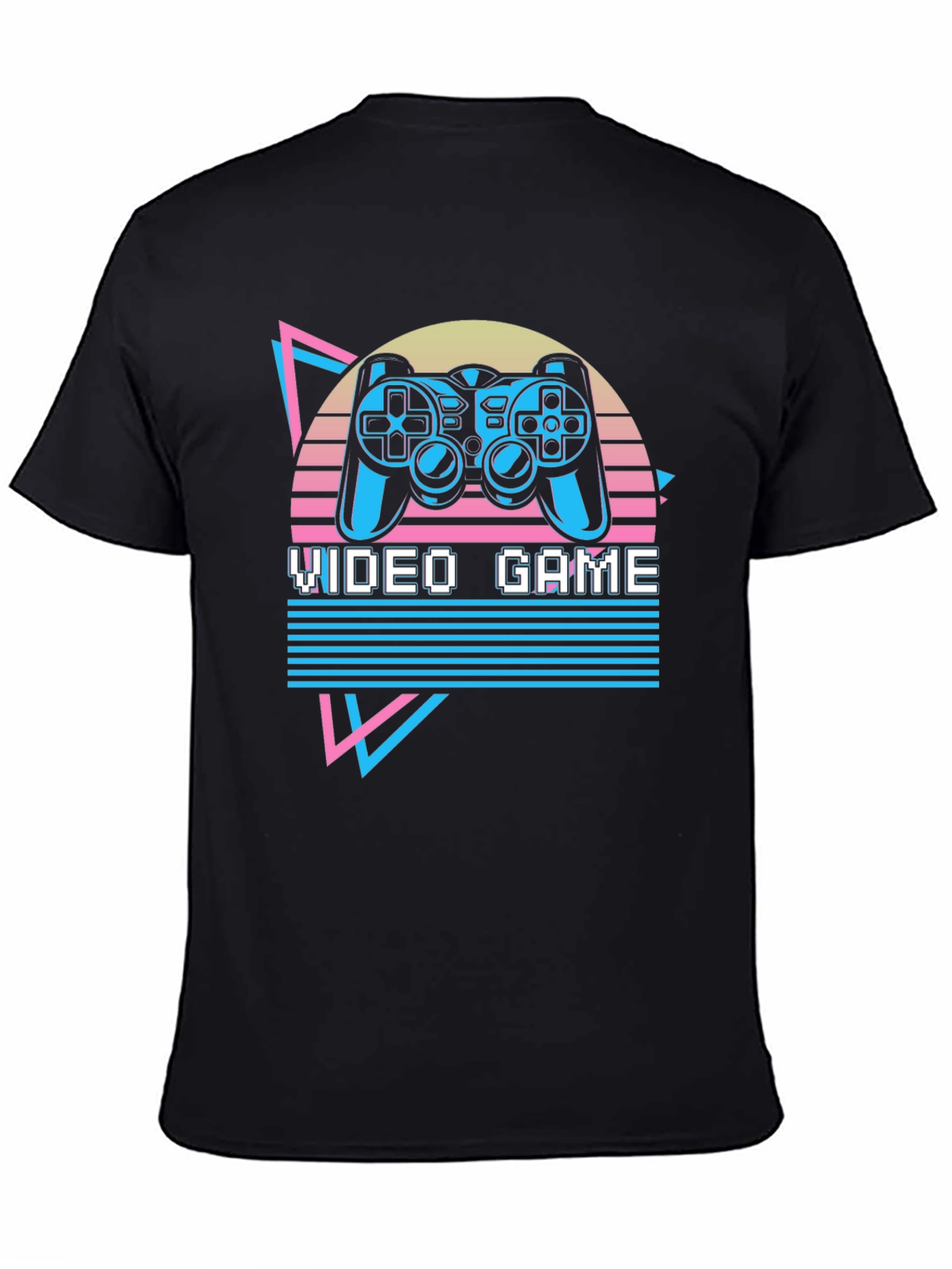 Retro Video Game T-Shirt - Black