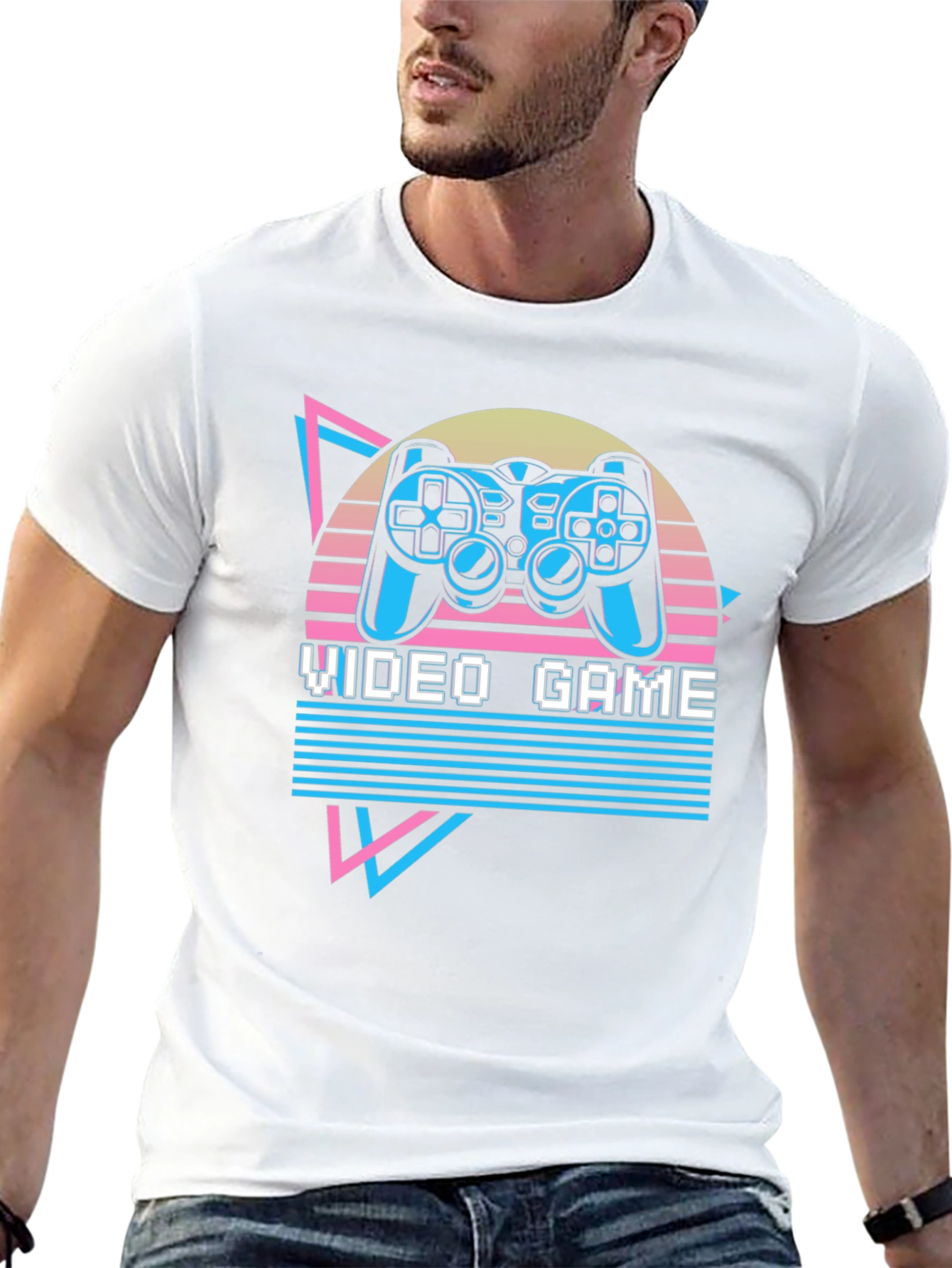 Retro Video Game T-Shirt - Black