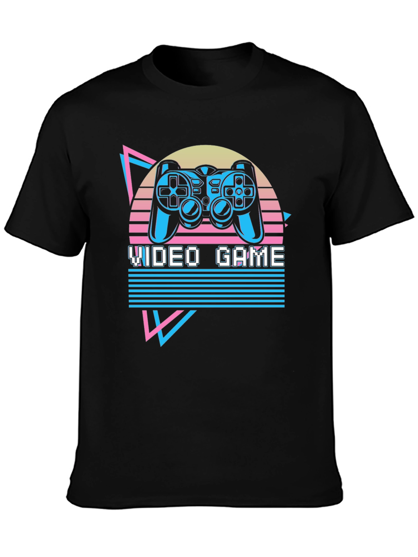 Retro Video Game T-Shirt - Black