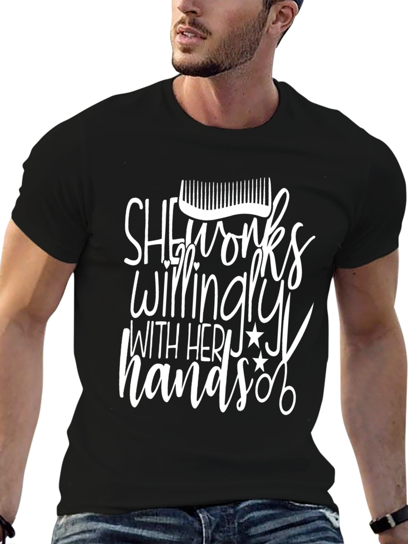 She Works Willingly T-Shirt